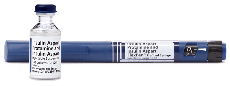 Insulin Aspart Mix Vial and FlexPen