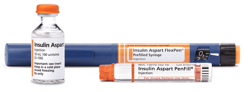 Insulin Aspart Vial, FlexPen, & PenFill